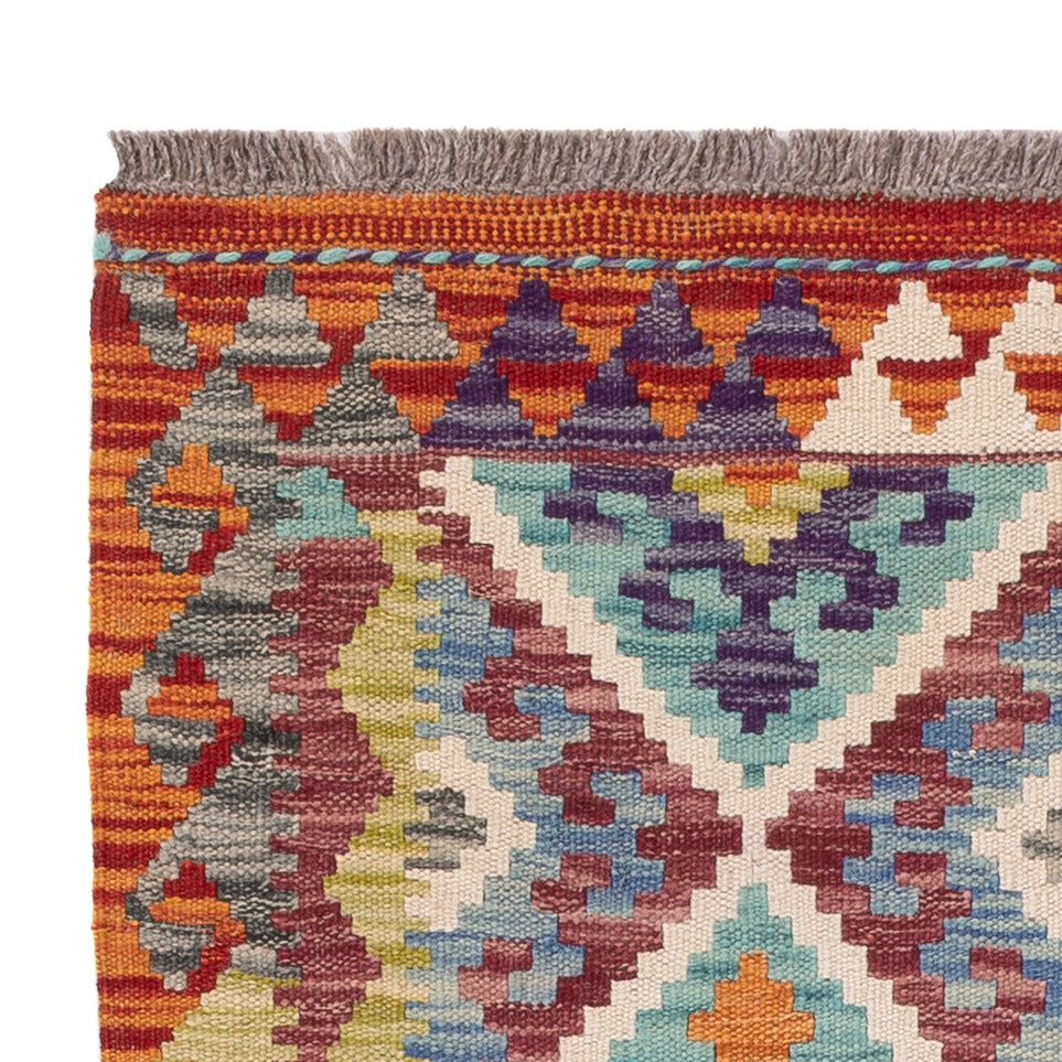 Kelim Carpet - Splash - 122 x 81 cm - flerfärgad