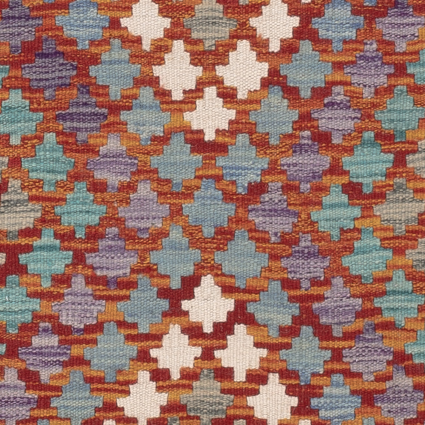 Kelim Carpet - Splash - 139 x 83 cm - flerfärgad