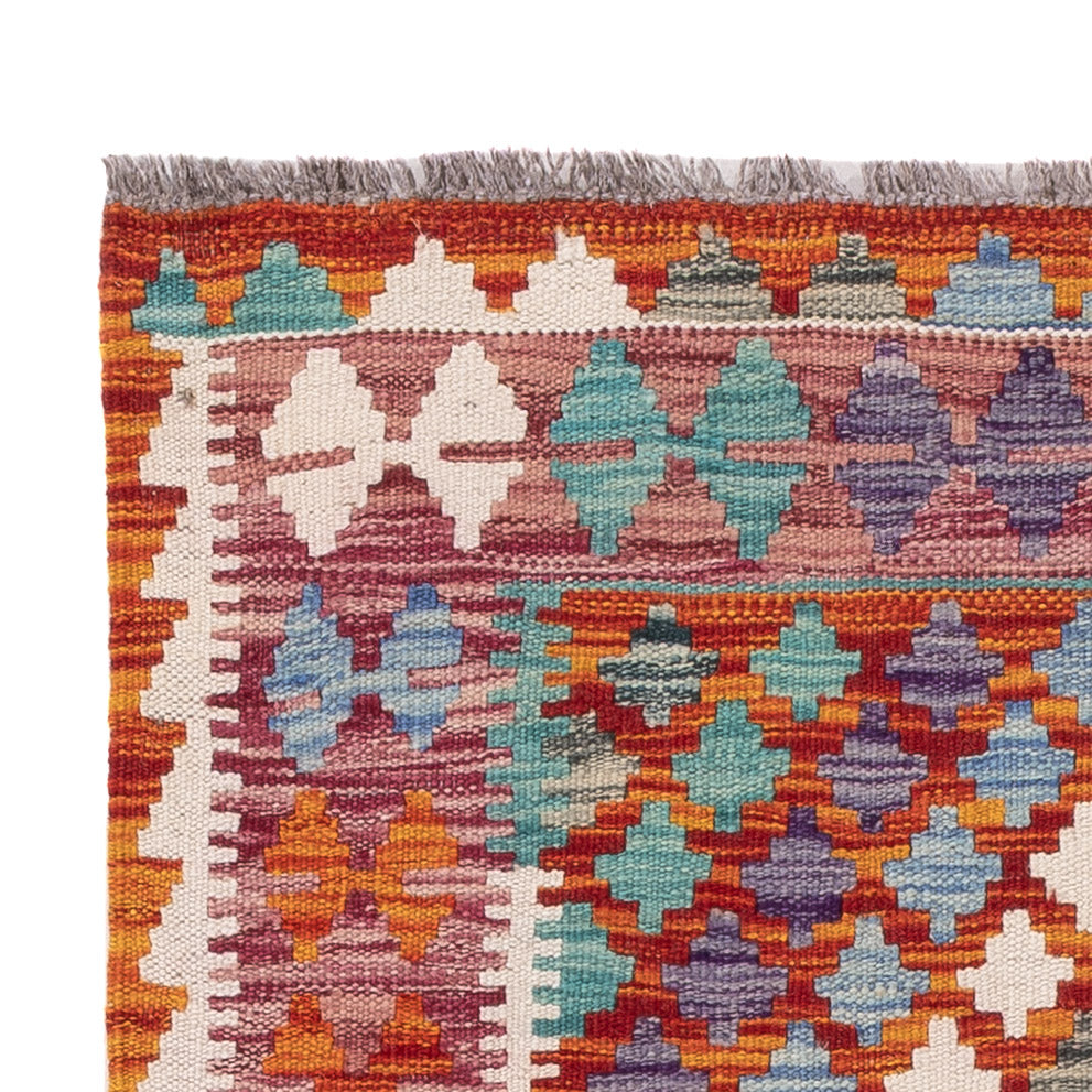 Kelim Carpet - Splash - 139 x 83 cm - flerfärgad