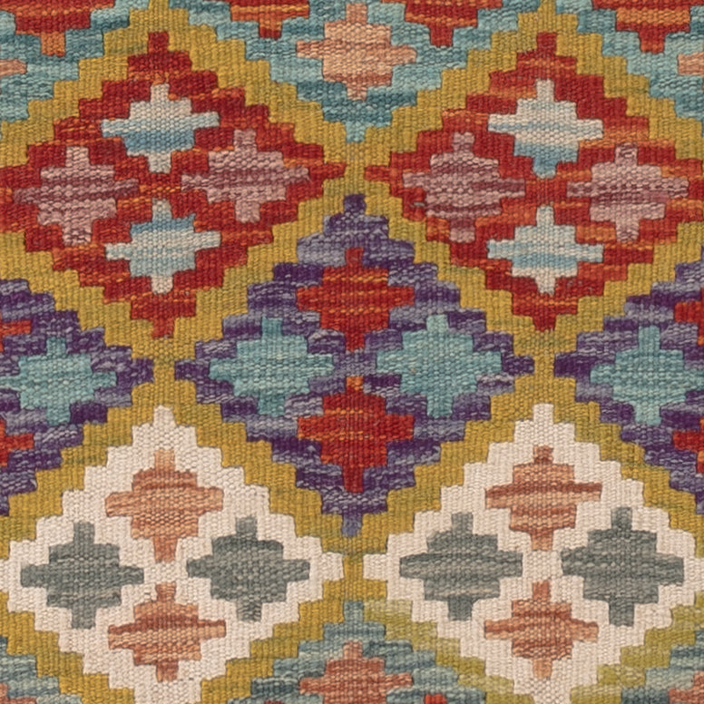 Kelim Carpet - Splash - 119 x 80 cm - flerfärgad