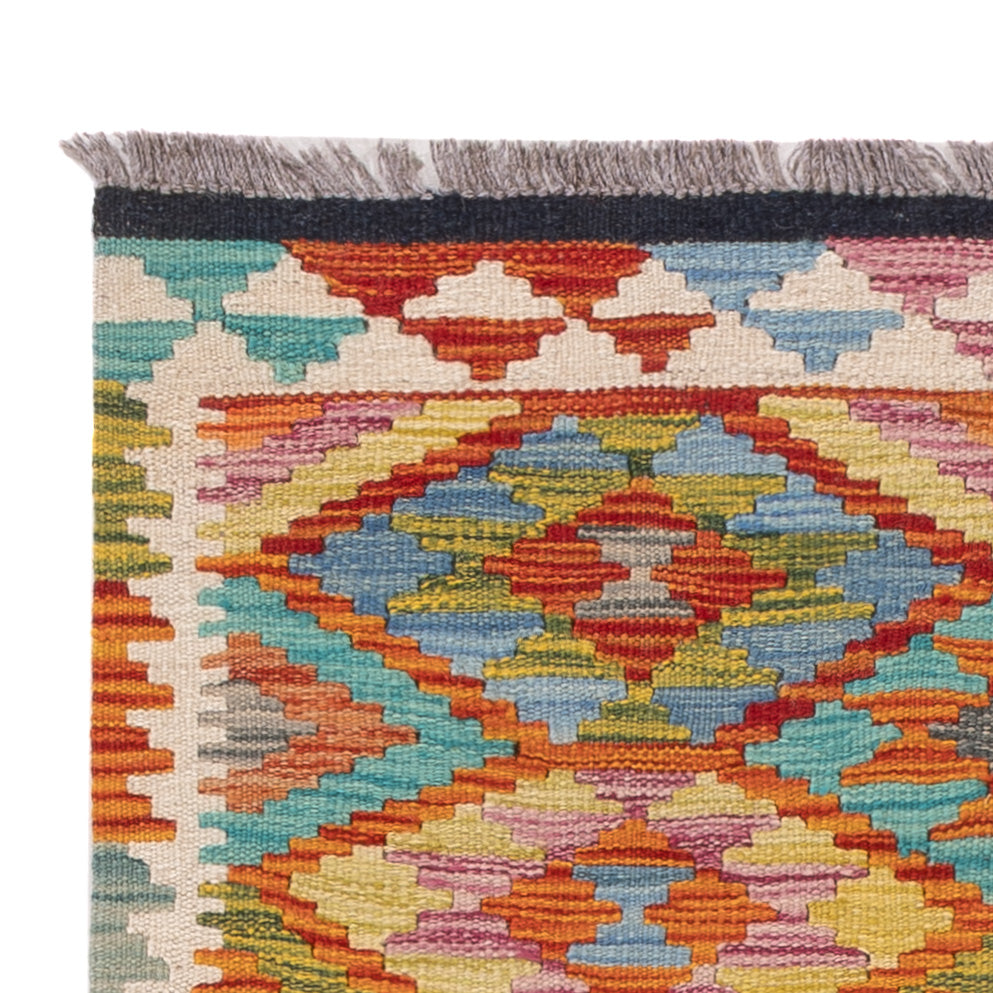 Kelim Carpet - Splash - 122 x 83 cm - flerfärgad