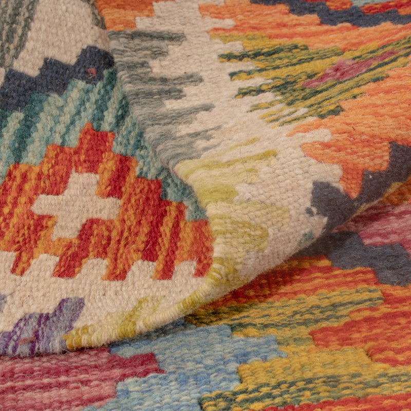 Kelim Carpet - Splash - 130 x 83 cm - flerfärgad