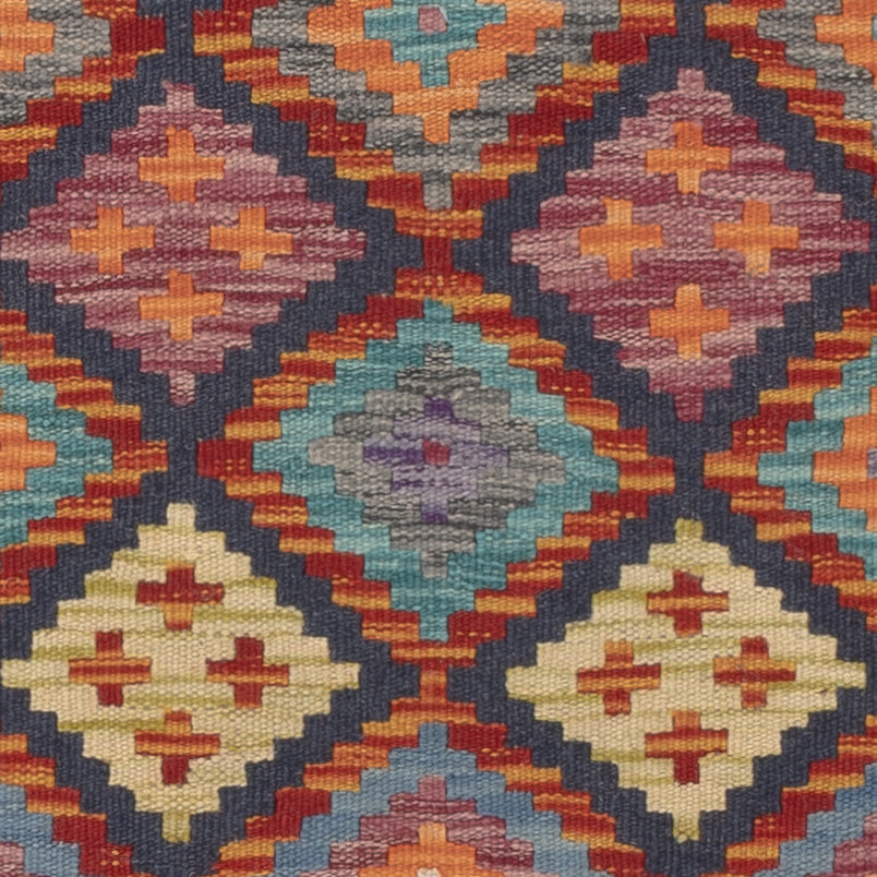 Kelim Carpet - Splash - 124 x 82 cm - flerfärgad