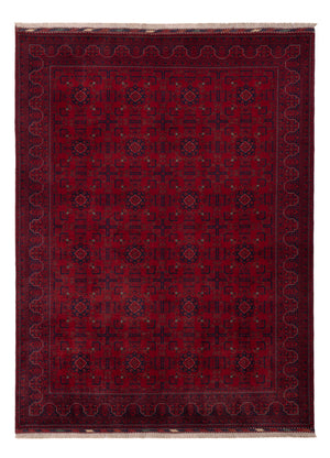 Afghansk matta - Kungliga - 235 x 174 cm - röd