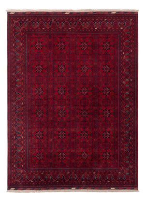 Afghansk matta - Kungliga - 234 x 171 cm - röd