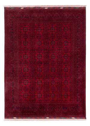 Afghansk matta - Kungliga - 234 x 171 cm - röd