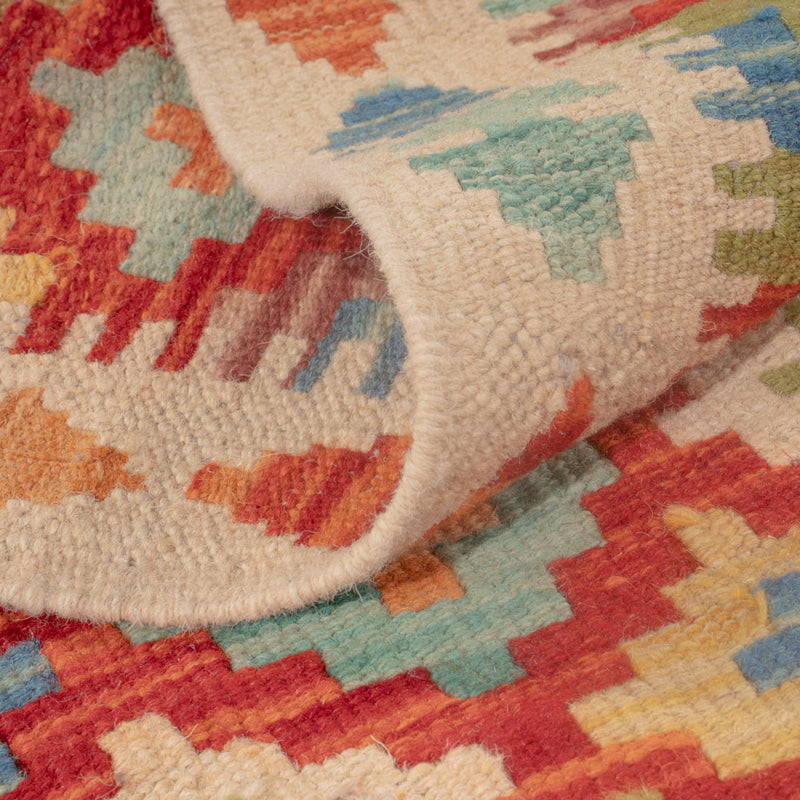 Kelim Carpet - Splash - 128 x 81 cm - flerfärgad