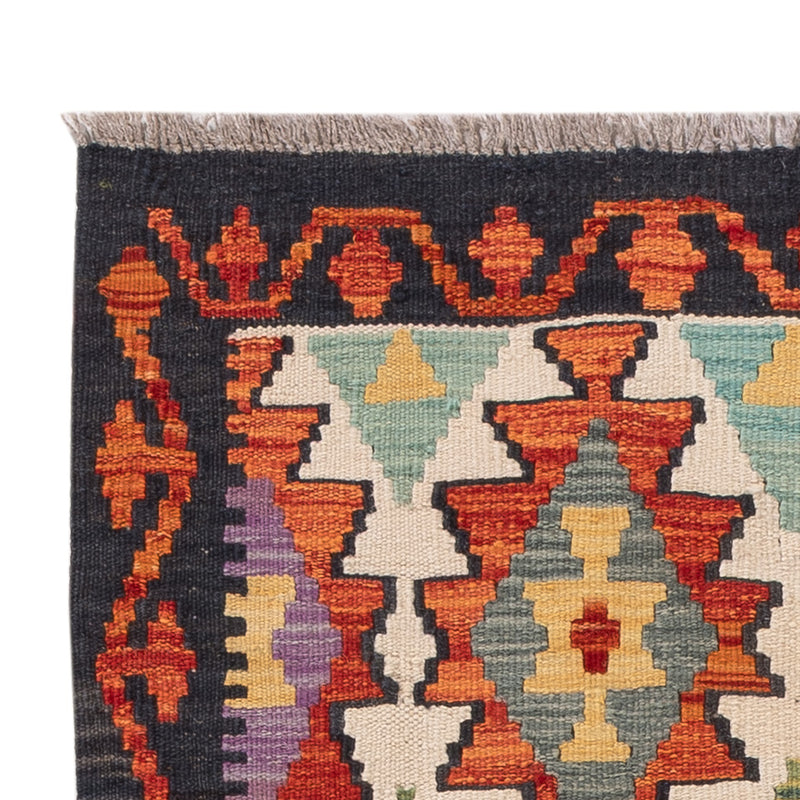 Kelim Carpet - Splash - 126 x 84 cm - flerfärgad