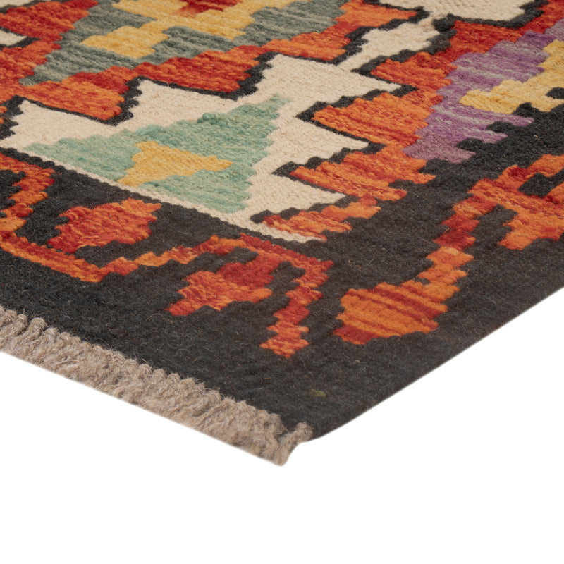 Kelim Carpet - Splash - 126 x 84 cm - flerfärgad