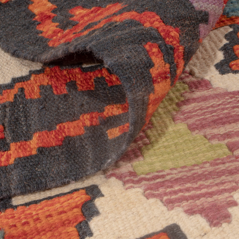 Kelim Carpet - Splash - 126 x 84 cm - flerfärgad