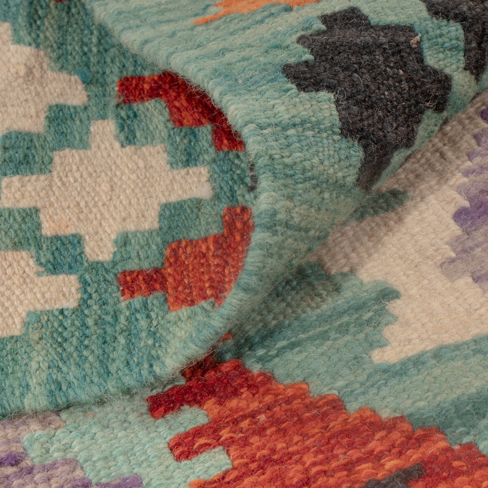 Kelim Carpet - Splash - 122 x 84 cm - flerfärgad