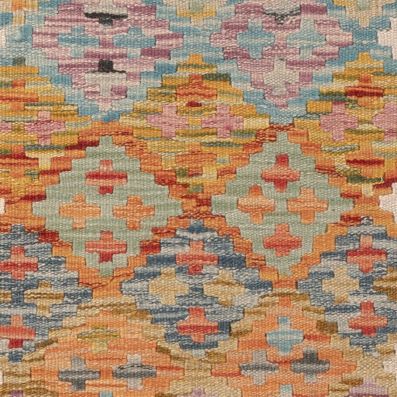 Kelim Carpet - Splash - 124 x 84 cm - flerfärgad