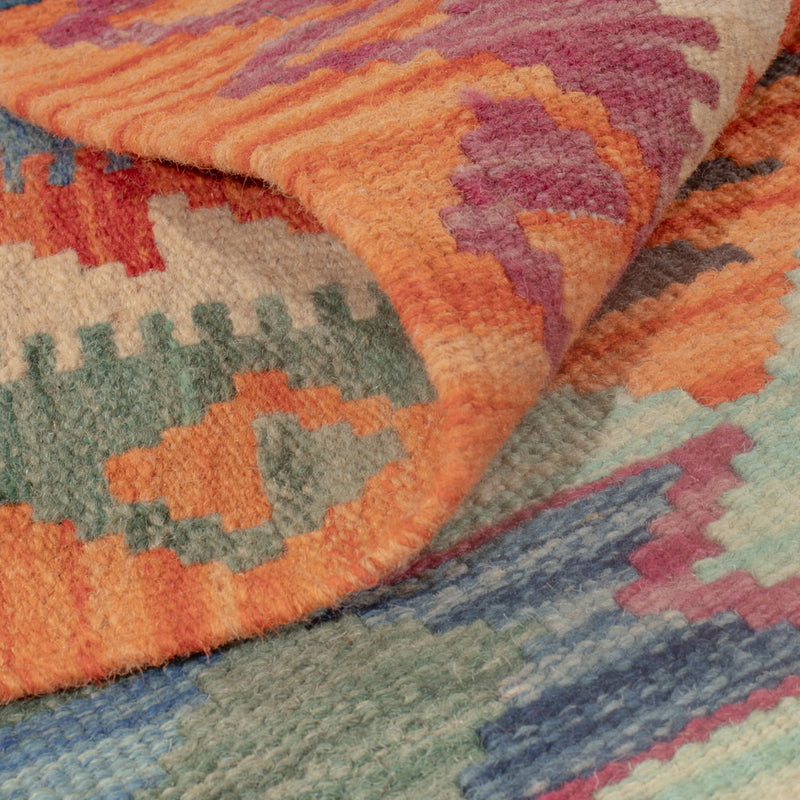 Kelim Carpet - Splash - 125 x 81 cm - flerfärgad