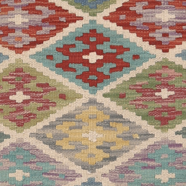 Kelim Carpet - Splash - 117 x 73 cm - flerfärgad