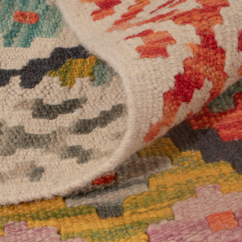 Kelim Carpet - Splash - 125 x 82 cm - flerfärgad