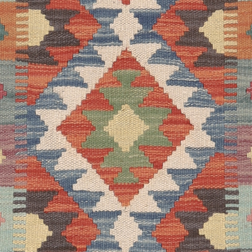 Kelim Carpet - Splash - 118 x 82 cm - flerfärgad