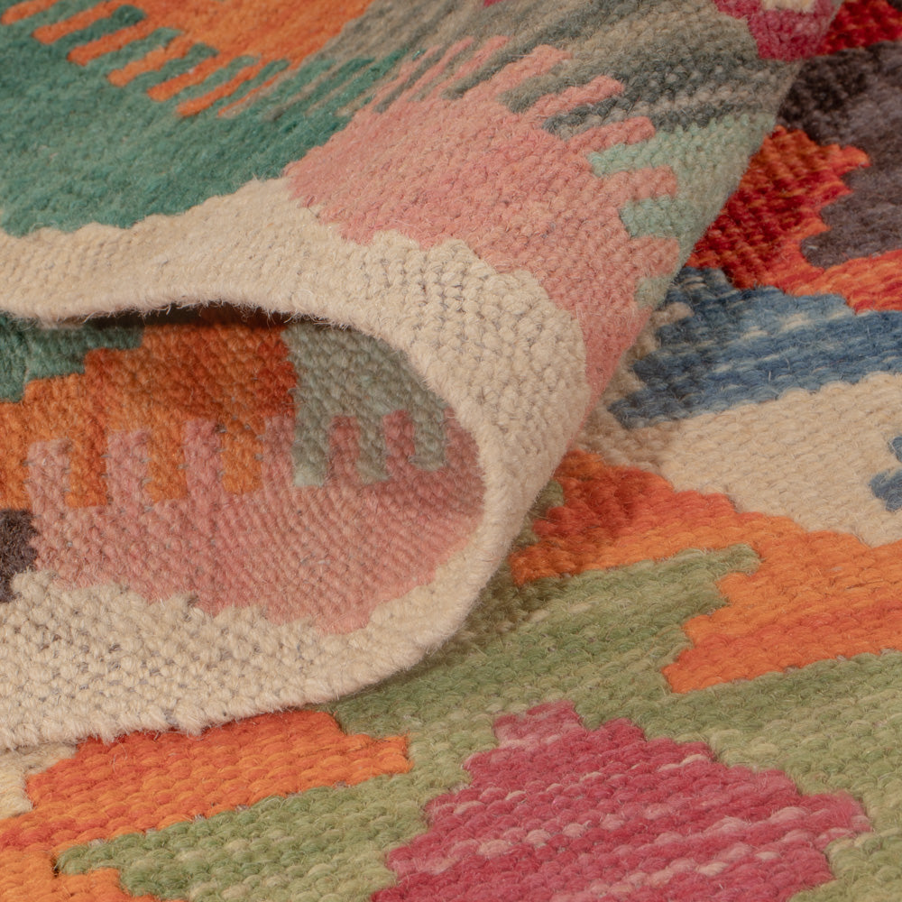 Kelim Carpet - Splash - 118 x 82 cm - flerfärgad