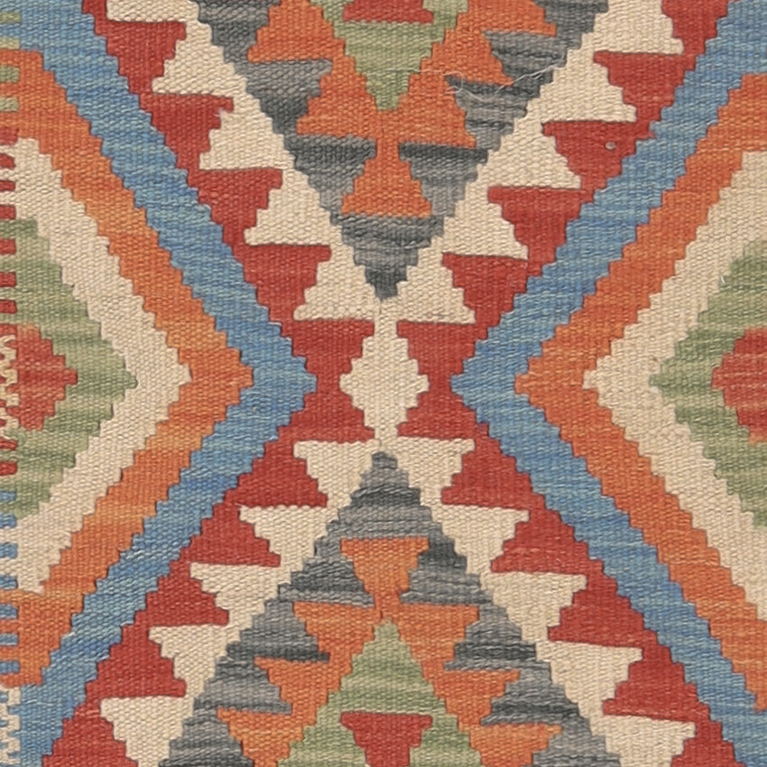 Kelim Carpet - Splash - 132 x 86 cm - flerfärgad