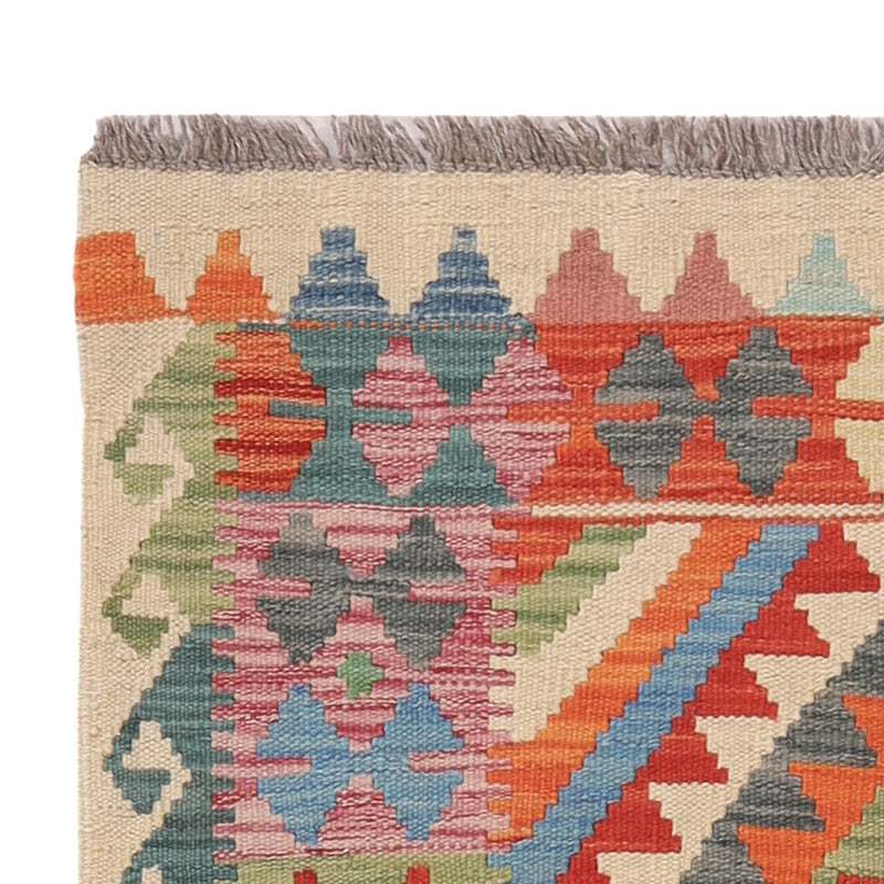 Kelim Carpet - Splash - 132 x 86 cm - flerfärgad