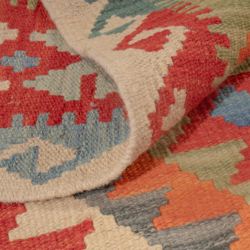 Kelim Carpet - Splash - 132 x 86 cm - flerfärgad