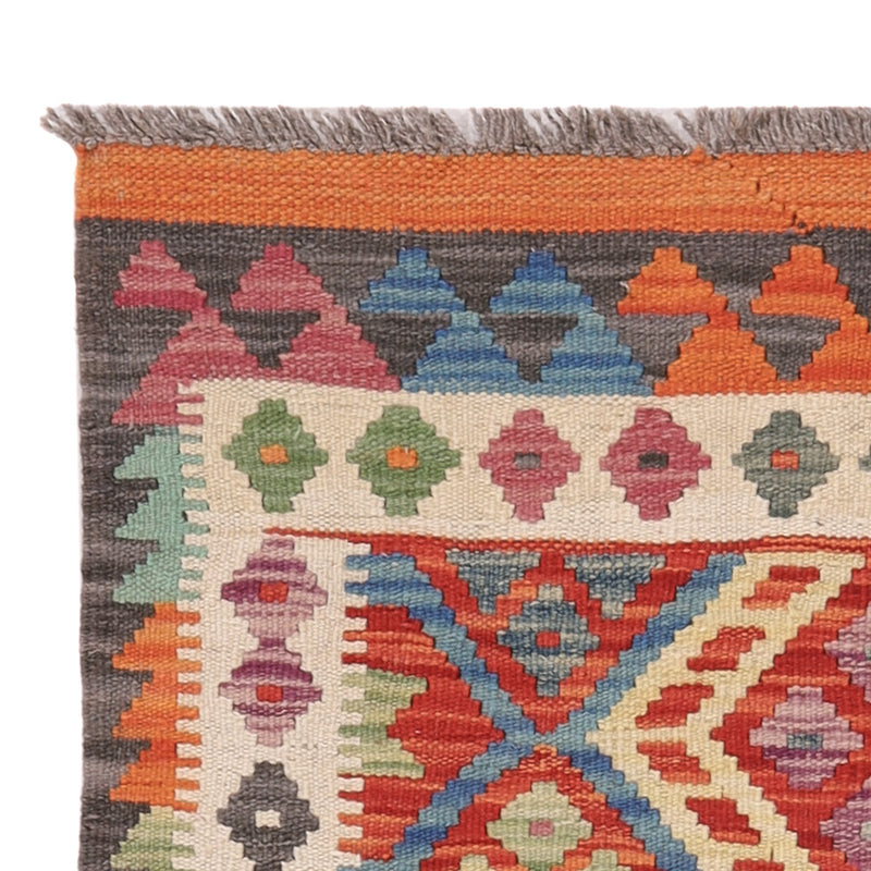 Kelim Carpet - Splash - 124 x 83 cm - flerfärgad