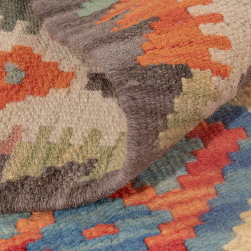 Kelim Carpet - Splash - 124 x 83 cm - flerfärgad