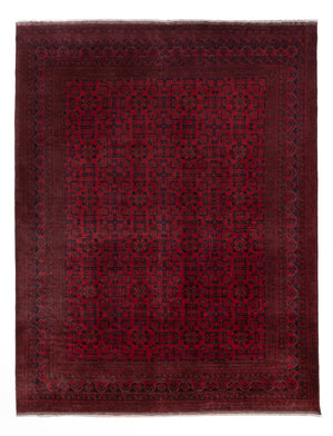 Afghan Teppich - Kunduz - 348 x 264 cm - rot