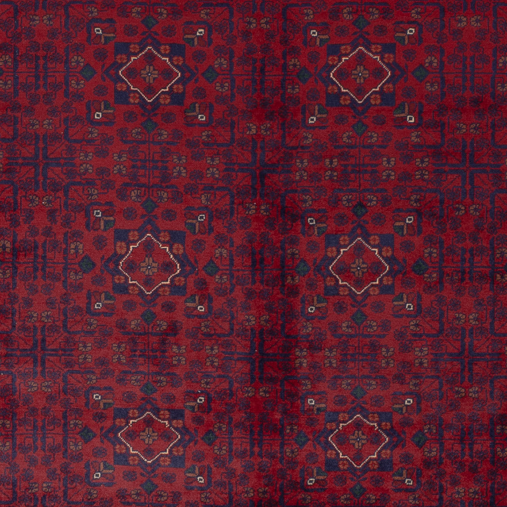 Afghansk matta - Kunduz - Kungliga - 341 x 250 cm - röd