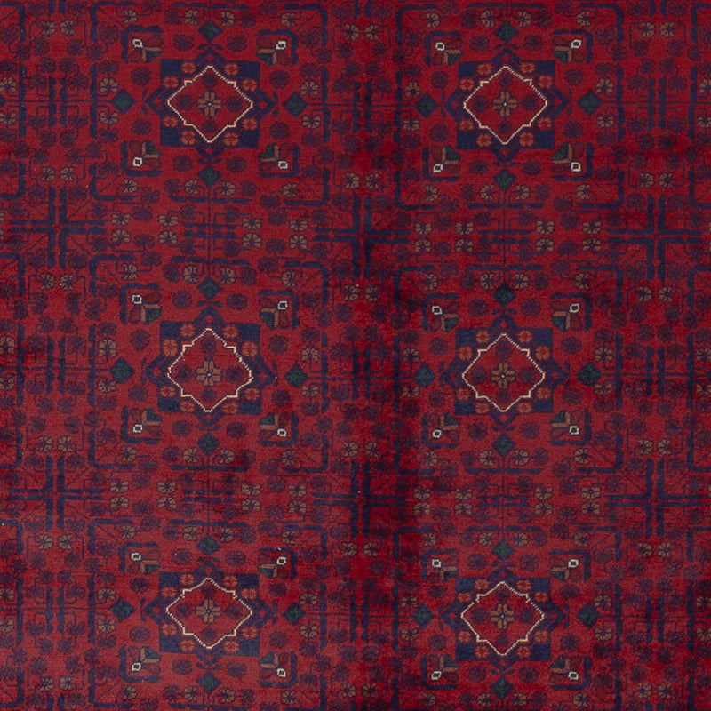 Afghansk matta - Kunduz - Kungliga - 341 x 250 cm - röd