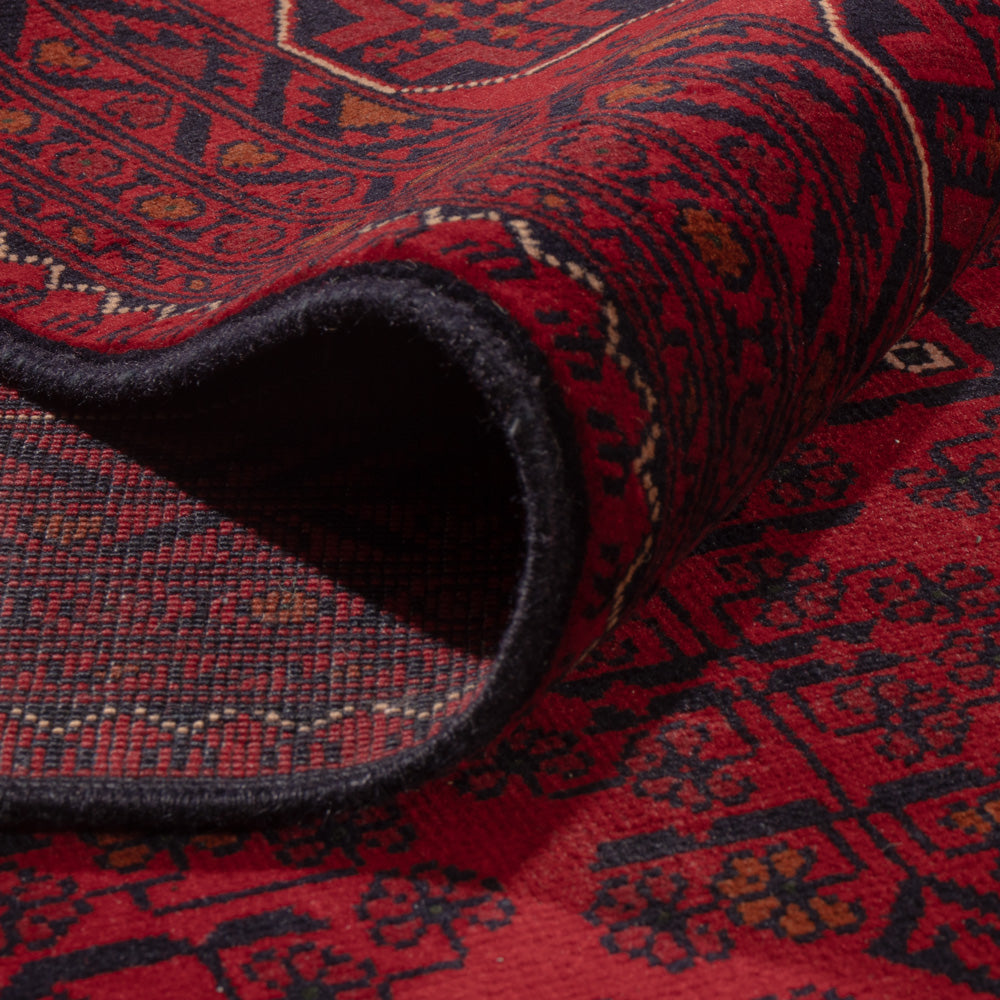 Afghansk matta - Kunduz - Kungliga - 342 x 248 cm - röd