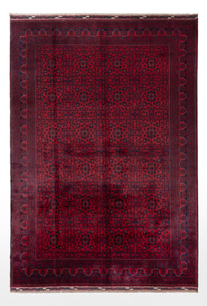 Afghan Teppich - Kunduz - Royal - 351 x 246 cm - rot
