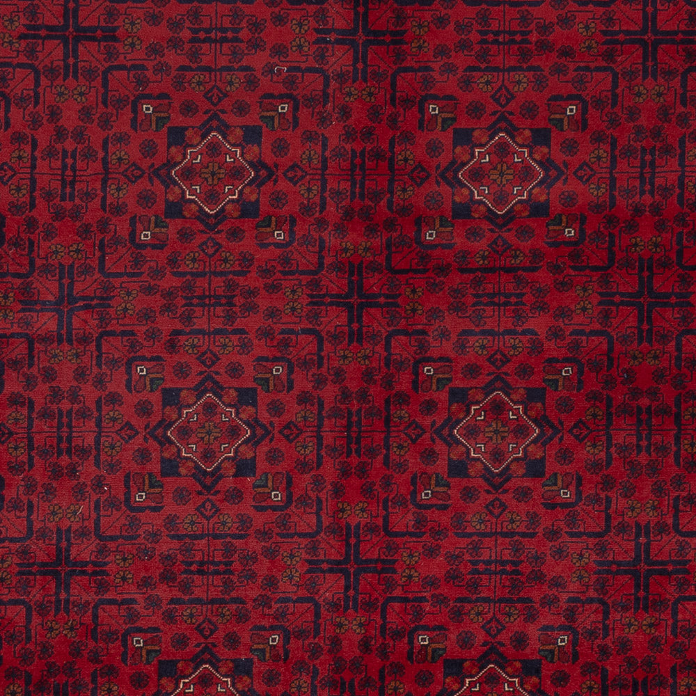 Afghansk matta - Kunduz - Kungliga - 333 x 256 cm - röd