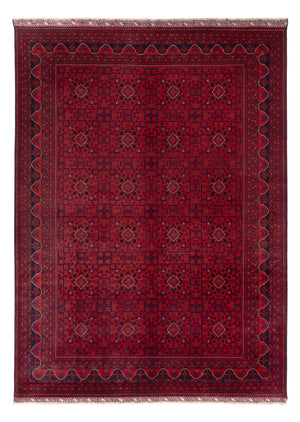Afghansk matta - Kunduz - Kungliga - 343 x 247 cm - röd