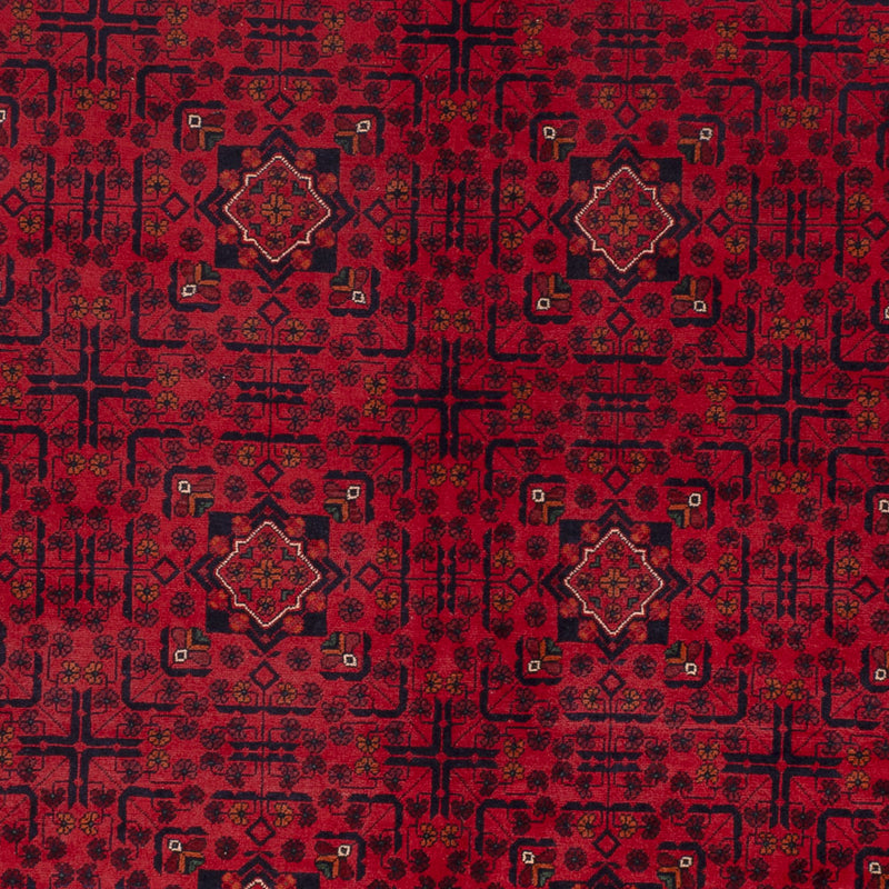 Afghansk matta - Kunduz - Kungliga - 343 x 247 cm - röd