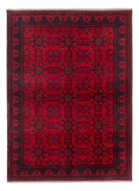 Afghansk matta - Kunduz - 243 x 173 cm - röd