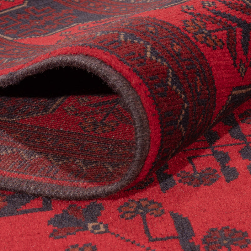 Afghansk matta - Kunduz - 243 x 173 cm - röd