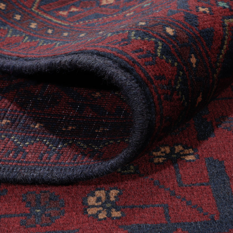 Afghansk matta - Kunduz - 200 x 150 cm - röd