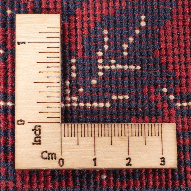 Afghansk matta - Kungliga - 236 x 170 cm - röd