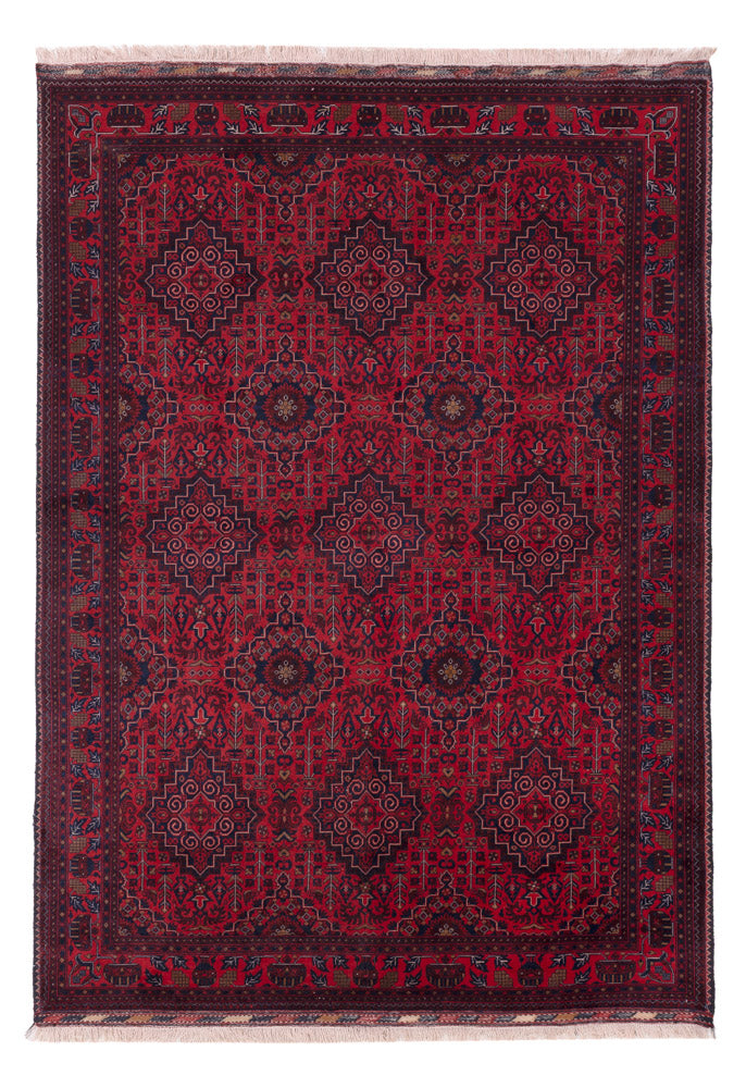 Afghansk matta - Kungliga - 240 x 169 cm - röd