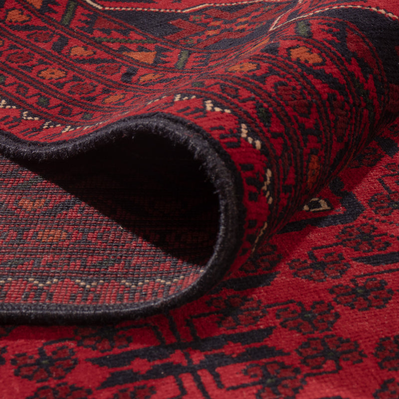 Afghansk matta - Kunduz - Kungliga - 343 x 247 cm - röd