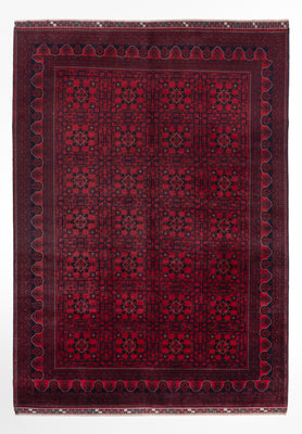 Afghan Teppich - Kunduz - 351 x 247 cm - rot