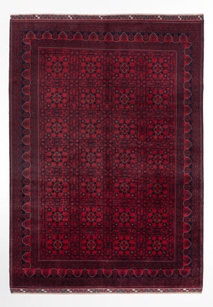Afghan Teppich - Kunduz - 351 x 247 cm - rot