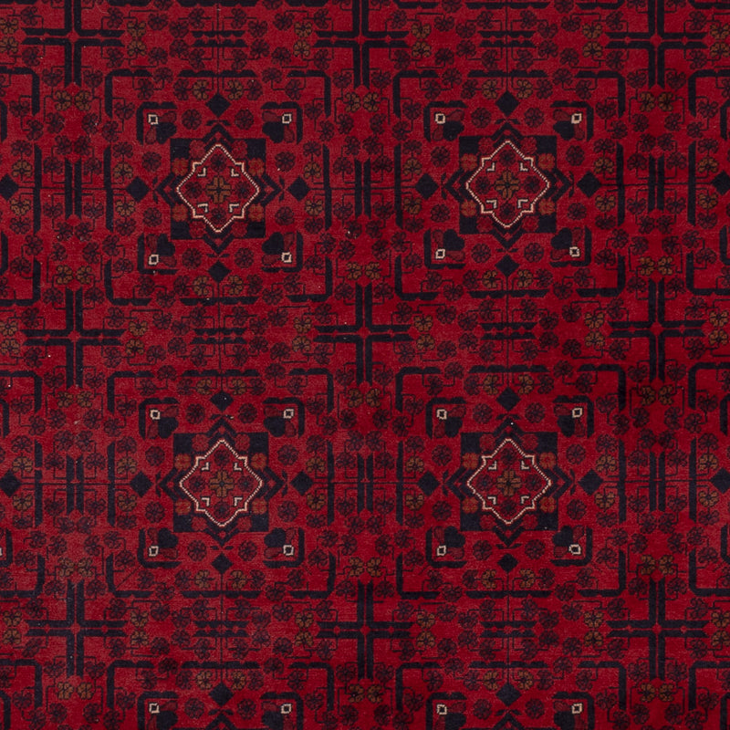 Afghansk matta - Kunduz - 347 x 254 cm - röd