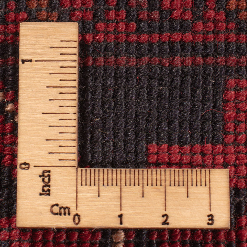 Afghansk matta - Kunduz - 347 x 254 cm - röd