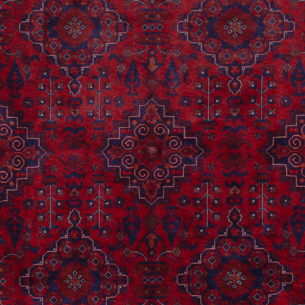 Afghansk matta - Kungliga - 231 x 167 cm - röd