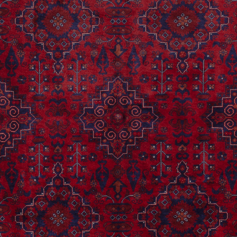 Afghansk matta - Kungliga - 231 x 167 cm - röd