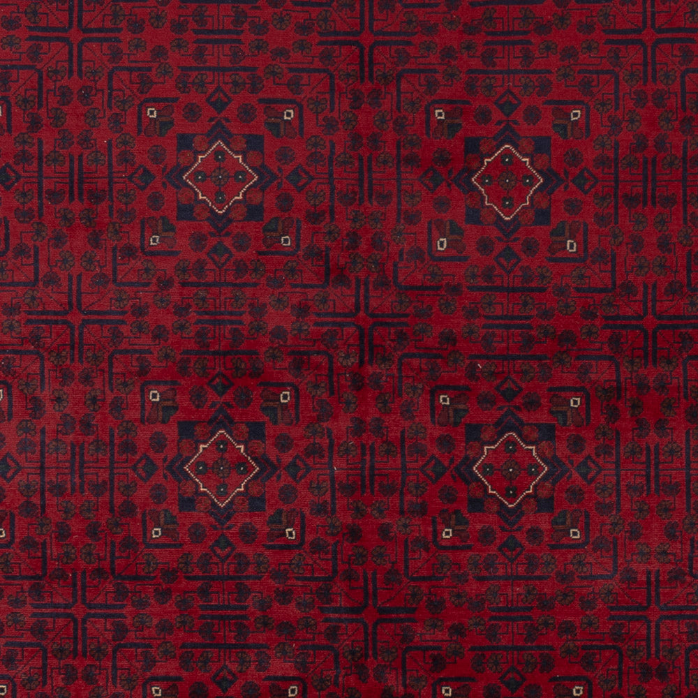 Afghansk matta - Kunduz - 340 x 250 cm - röd