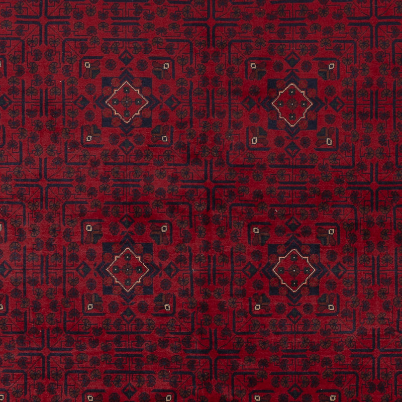 Afghansk matta - Kunduz - 340 x 250 cm - röd