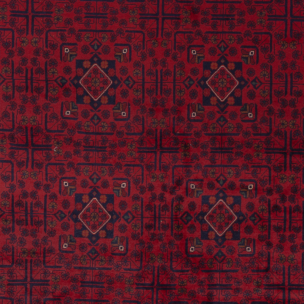 Afghansk matta - Kunduz - 348 x 251 cm - röd