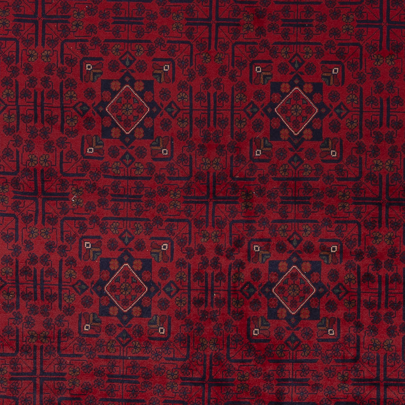 Afghansk matta - Kunduz - 348 x 251 cm - röd